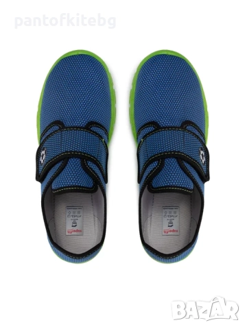 Superfit Пантофи синьо зелени с топка, снимка 2 - Детски пантофи - 51482188