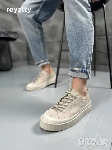 Велурени мъжки маратонки , снимка 3 - Маратонки - 50153163