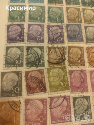 Пощенски марки Теодор Хойс !, снимка 3 - Филателия - 52043330