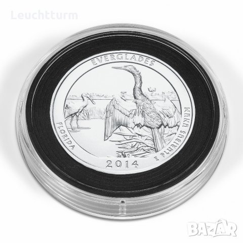  капсула за монети със дистанционер XL - от 53 до 101 мм. - 1кг., снимка 1 - Нумизматика и бонистика - 32047688