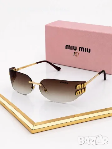 Miu Miu Слънчеви Очила С UV400 Защита Миу Миу - Различни Цветове И Модели Код SEM-396, снимка 8 - Слънчеви и диоптрични очила - 55867132