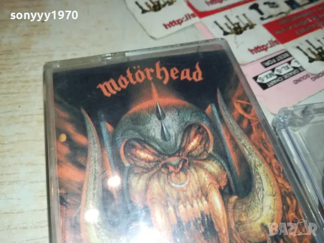 MOTORHEAD SACRIFICE-AUDIO TAPE 3012241442, снимка 8 - Аудио касети - 48498214
