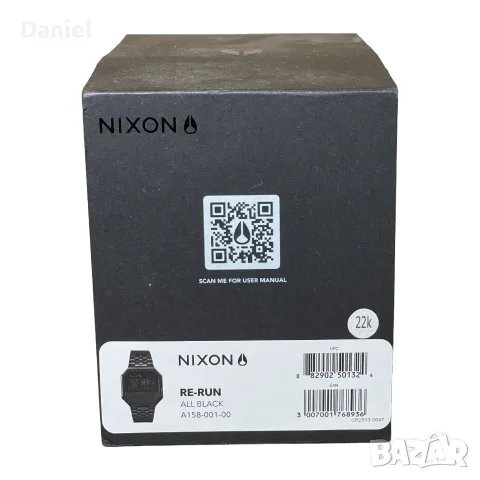 NIXON Re-Run Засовник Черна Каишка, снимка 4 - Мъжки - 56213161