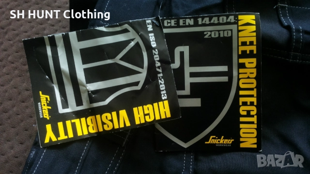 Snickers 3235 High-Vis Cotton Holster Pocket Work Trousers размер 54 / XL работен панталон W4-232, снимка 12 - Панталони - 52001773