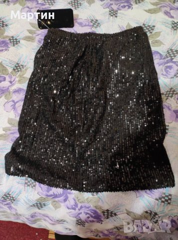 Пола с пайети, снимка 3 - Поли - 38441091