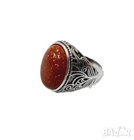 Пръстен с червен яспис