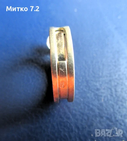 BVLGARI сребърен пръстен с камък, снимка 4 - Пръстени - 50792500