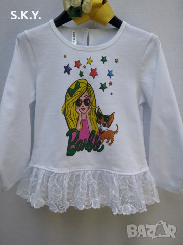 Детска блузка Барби, снимка 1 - Детски Блузи и туники - 34420852