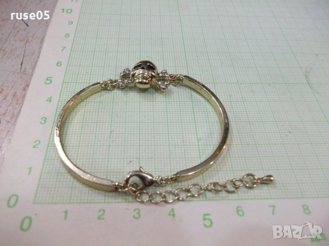 Гривна от две части имитационна бижутерия, снимка 3 - Гривни - 30302712