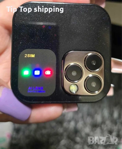 Сгъваем мобилен телефон i16 Pro – 2 SIM, камера, фенерче, FM радио, снимка 8 - Други - 50516843