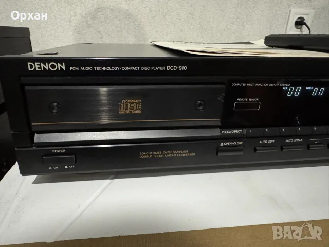 Продава се: Висок клас CD плеър Denon DCD-910 с дистанционно и книжка