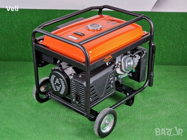 Генератор за ток 6.5kw монофазен с ел. стартер и акумулатор, снимка 7 - Генератори - 38246976