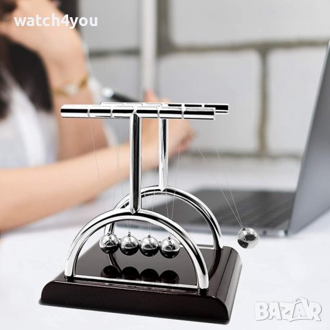 НОВА ЛЮЛКА НА НЮТОН.БЛЪСКАЩИ ТОПЧЕТА.ПЕРПЕТУУМ МОБИЛЕ.ЛЮЛКАТА НА НЮТОН.МАХАЛОТО НА NEWTON, снимка 6 - Декорация за дома - 42254141