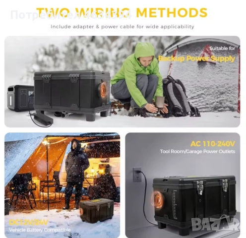 НОВО! Преносима дизелова суха печка, снимка 3 - Отоплителни печки - 52199196