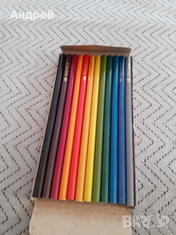 Стари цветни моливи Kredek Pastele, снимка 3 - Други ценни предмети - 31355670