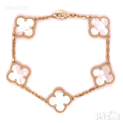 Златна дамска гривна Van Cleef 9,99гр. 19,0см. 14кр. проба:585 модел:33720-5, снимка 1