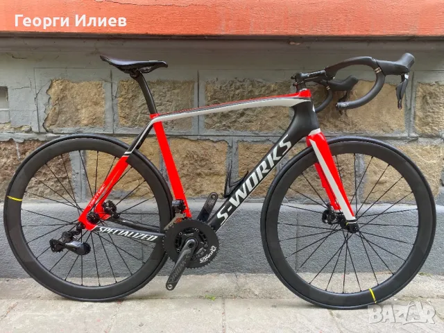 Карбонов велосипед S-WORKS TARMAC SL5 disc.ULTEGRA di2-12V.MAVIC.