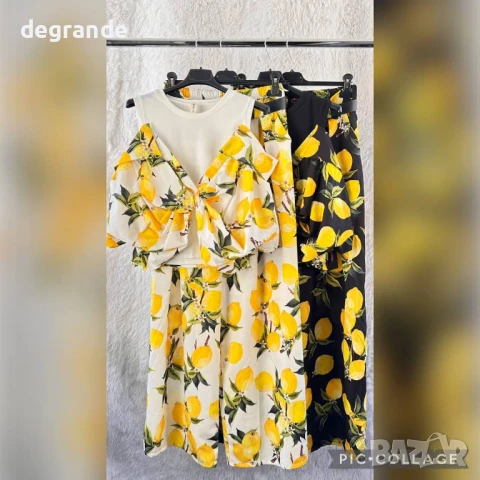 Лек и ефирен комплект с колан , снимка 2 - Комплекти - 51010578