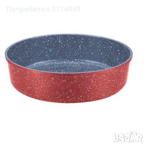 Кръгла тава за печене Oliver Voltz OV54322B28/30/32 см – керамично-мраморно покритие, снимка 6 - Съдове за готвене - 53076299