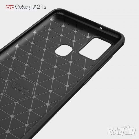 Samsung Galaxy A21S - Удароустойчив Кейс Гръб CARBON, снимка 8 - Калъфи, кейсове - 29206317