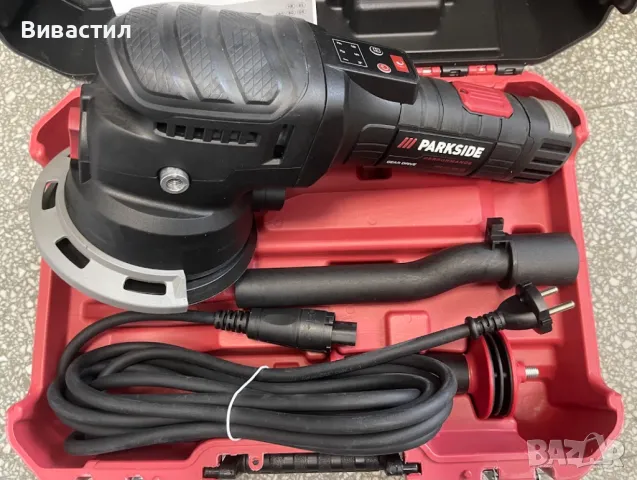 Ексцентършлайф PARKSIDE Performance 750W Ф150мм кабел с букса черна професионална серия.Внос от Герм, снимка 7 - Други инструменти - 47932108