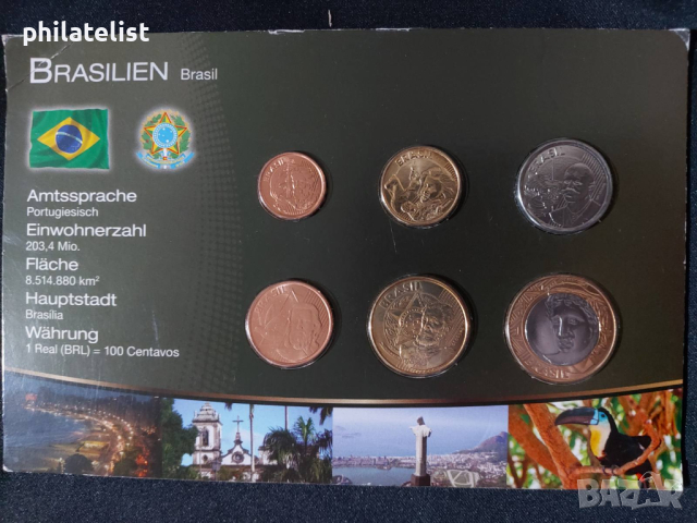 Бразилия - Комплектен сет - 2003-2009 , 6 монети 