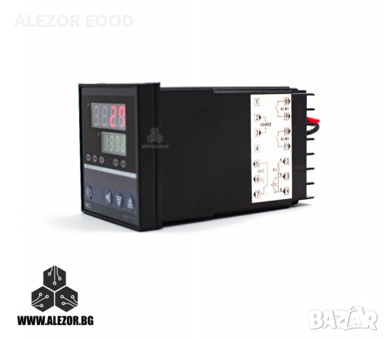 Термоконтролер REX C700 220V AC, Изход SSR, -199 До 1372° C , Датчик K, J, Pt100 Терморегулатор Терм, снимка 2 - Други машини и части - 30044037