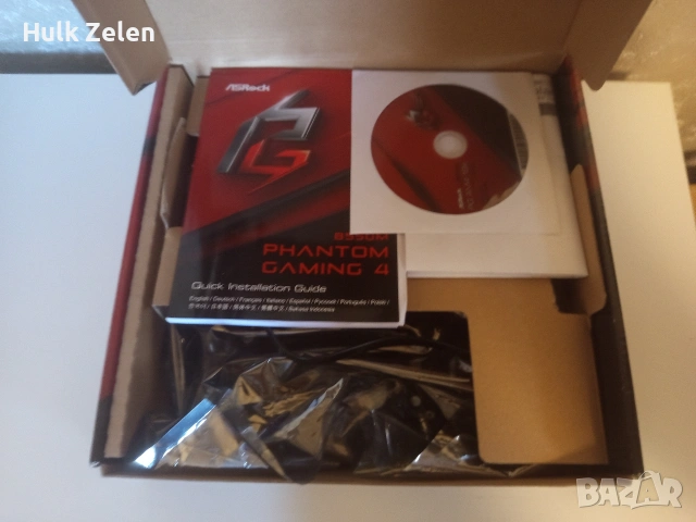 asrock b550 phantom geming 4, снимка 2 - Дънни платки - 54224663