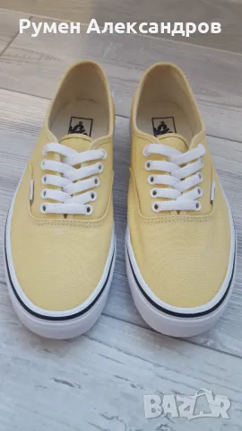 Нови жълти гуменки VANS unisex EUR40,5, снимка 6 - Джапанки - 50337327