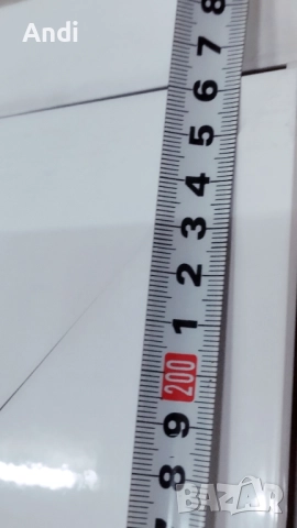 Алуминиевa вратa с касa, бяла със стъкла - лява  132/210см, снимка 16 - Дограми - 52829663