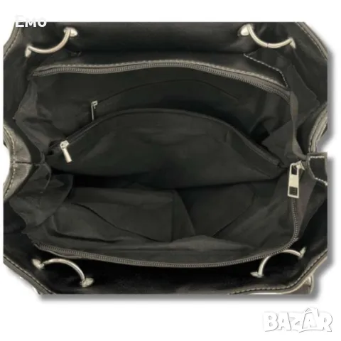 Стилна кожена, цветна дамска чанта, снимка 12 - Чанти - 47879789