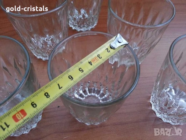 Руски стъклени чаши  , снимка 3 - Антикварни и старинни предмети - 31175401