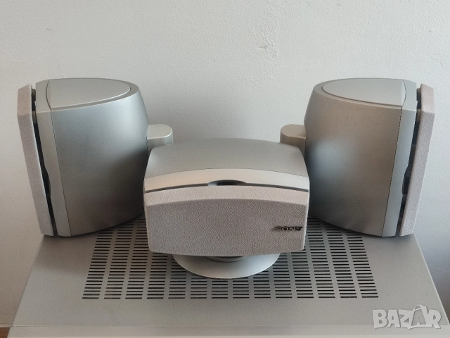 SONY - мощни, малки съраунд тонколони за домашно кино със стойки за стена., снимка 9 - Тонколони - 52828387