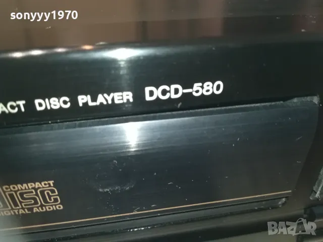 DENON DCD-580 CD PLAYER-MADE IN GERMANY 2710241012, снимка 12 - Ресийвъри, усилватели, смесителни пултове - 47733131