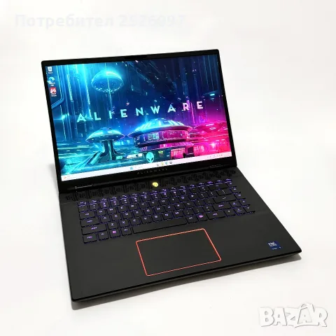 DELL Alienware M16/QHD+ 240Hz/Ultra 9 185H/RTX 4070/2TB/32GB DDR5/RGB, снимка 2 - Лаптопи за игри - 55855907