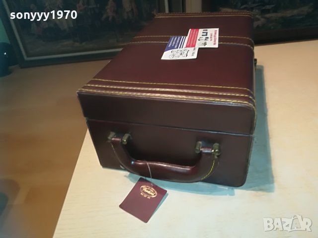 vertini-italy-висококачествен кожен куфар-35х21х13см, снимка 13 - Колекции - 29215759