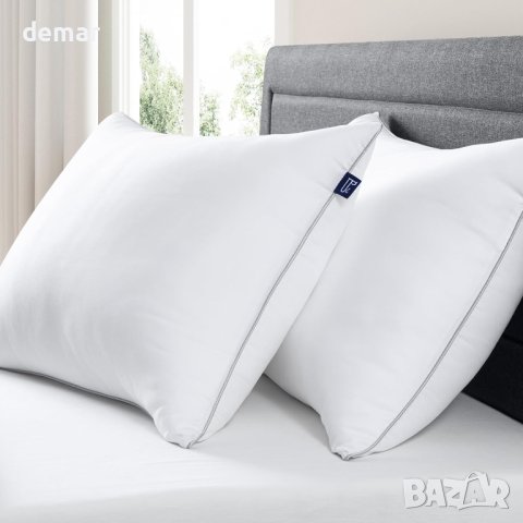 BedStory Pillows 2 бр. хипоалергенни луксозни възглавници за легло (42X70 CM), снимка 6 - Възглавници - 44151556