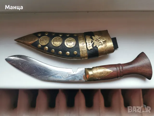 Непалски нож кукри, снимка 2 - Антикварни и старинни предмети - 49153158
