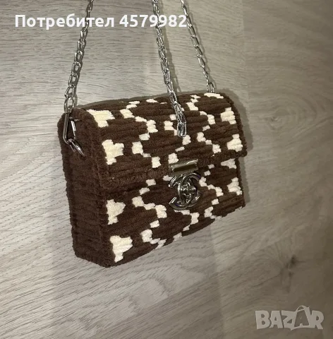 Ръчно Изработена BUENO чанта от мека прежда