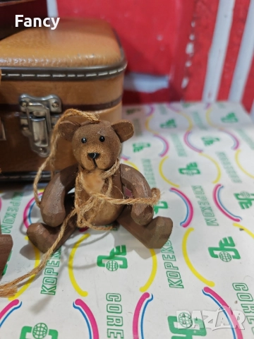 Ръчно изработени дървени мечета, снимка 5 - Антикварни и старинни предмети - 52481471