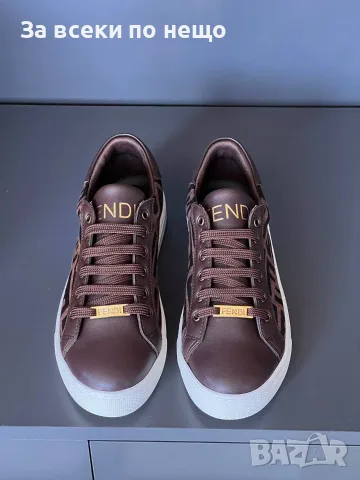 Fendi Дамски Кафеви Маратонки👟Дамски Спортни Обувки👟Кецове Фенди Код SEM-176, снимка 5 - Кецове - 55769321
