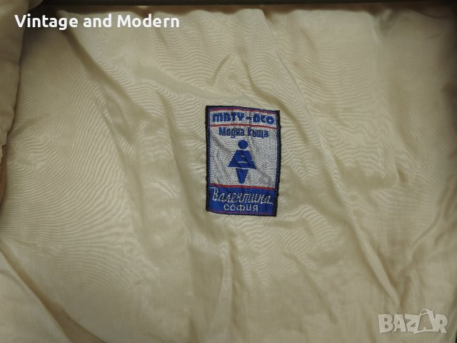 Соц. мода. Мъжко зимно яке шуба канадка бежаво ВАЛЕНТИНА, София (М) , снимка 7 - Якета - 40078171