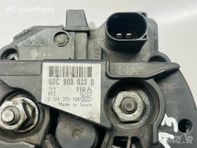 Алтернатор за Audi Ауди А3 VW Golf MK5 8P1 1.6 FSI 115 коня BLF 03C903023D 2008, снимка 5 - Части - 50191434