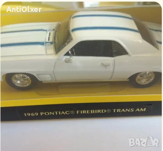 Pontiac Firebird 1969 & Маserati A6GCS/53 diecast 1:43, снимка 5 - Коли, камиони, мотори, писти - 52586804