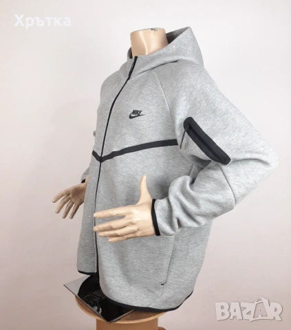 Nike Tech Fleece Windrunner - Оригинално мъжко горнище размер 2XL, снимка 3 - Спортни дрехи, екипи - 53987110