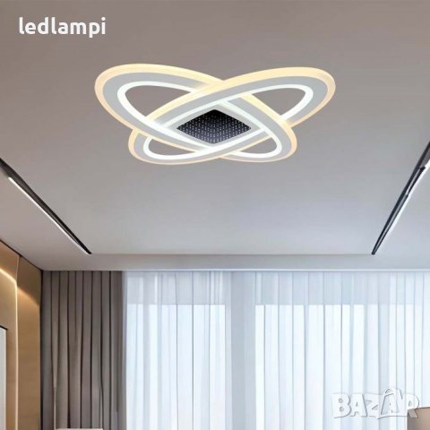 LED Плафониера 130W Димиране+Дистанционно Управление 3in1, снимка 9 - Лампи за таван - 42270807