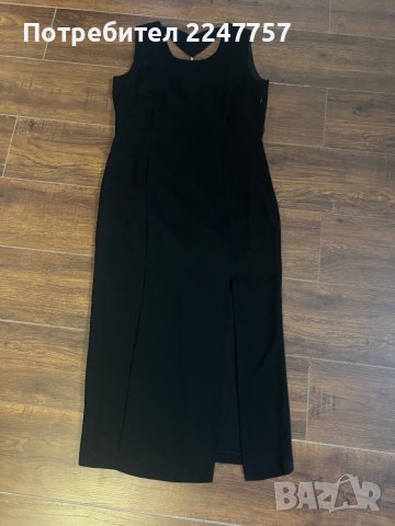 Черна рокля размер 42, снимка 3 - Рокли - 42891929