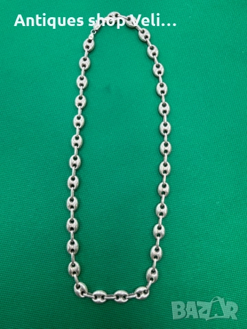 Сребърен ланец №7703 