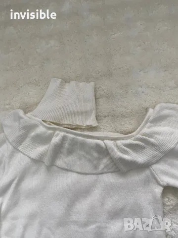 Блуза с паднало рамо, снимка 2 - Блузи с дълъг ръкав и пуловери - 48649703