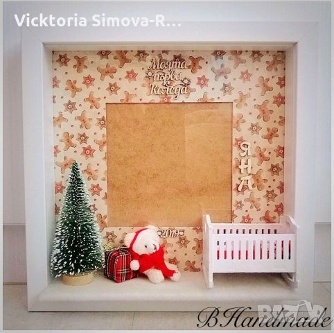 3Д детски коледни рамки, снимка 7 - Декорация за дома - 34243023
